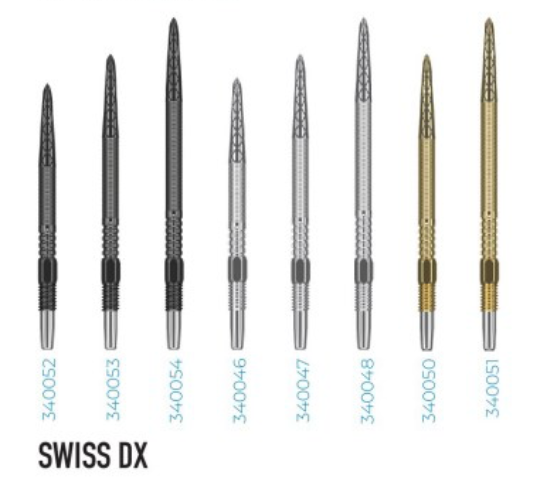 Precision Swiss DX Dart Points for Ultimate Grip - Korvel