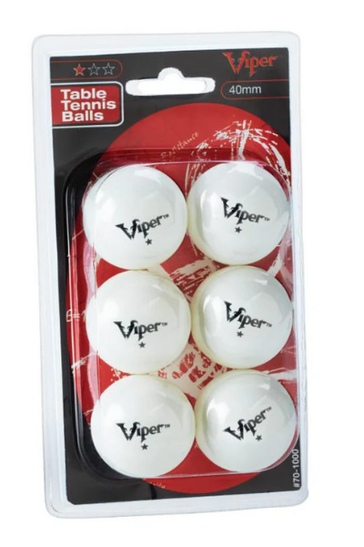 Viper One Star Table Tennis Balls - Korvel