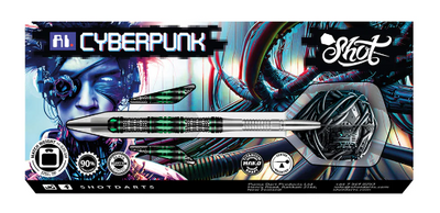 Cyberpunk Precision Steel Tip Darts by Shot AI - Korvel