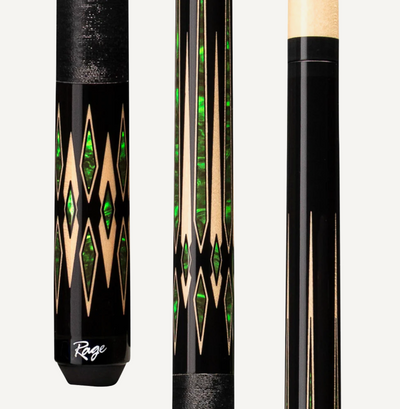 Rage Emerald Emperor Billiard Cue with Premium Black Wrap - Korvel
