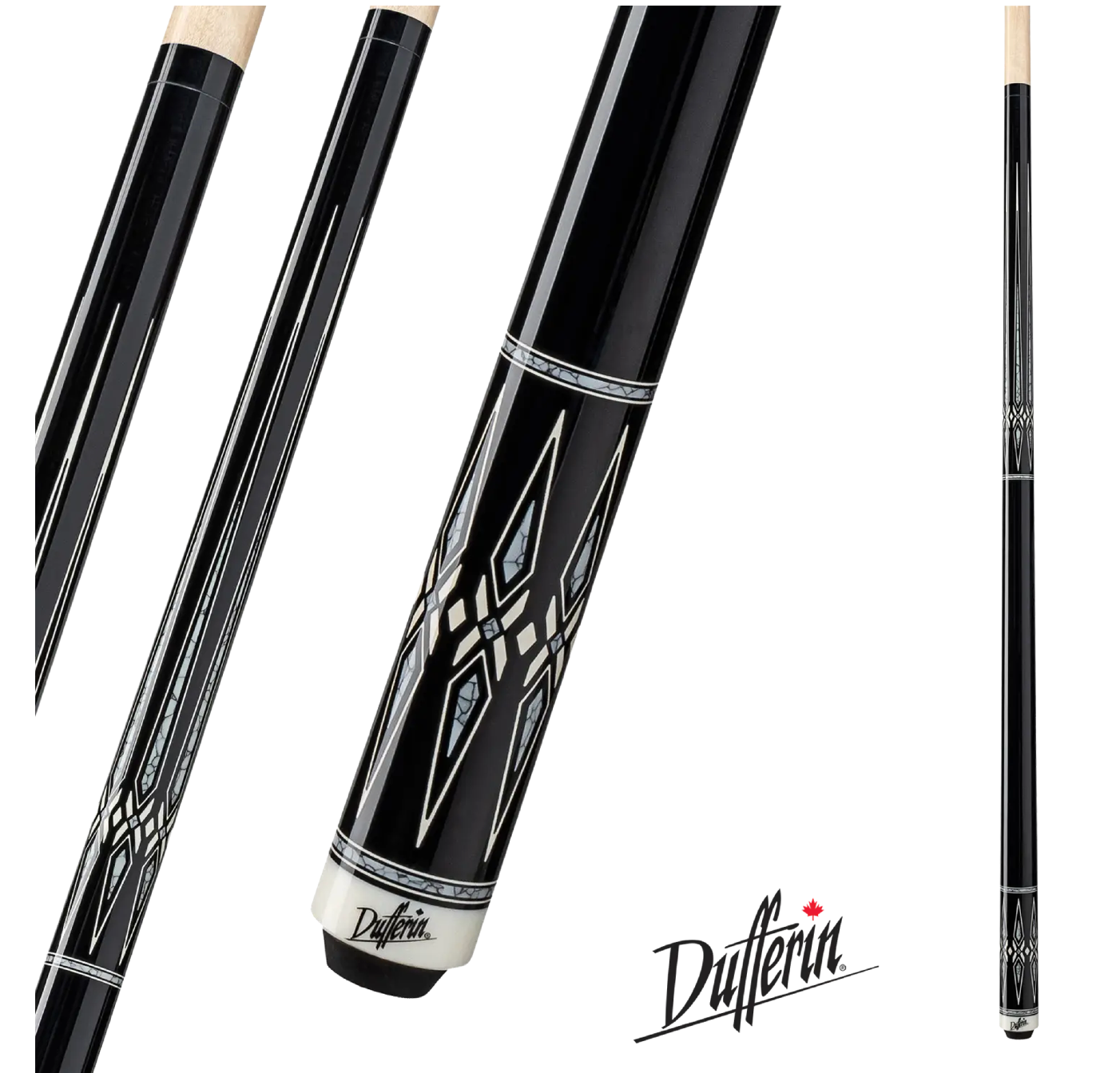 Dufferin Pool Cue Black And Blue - Korvel