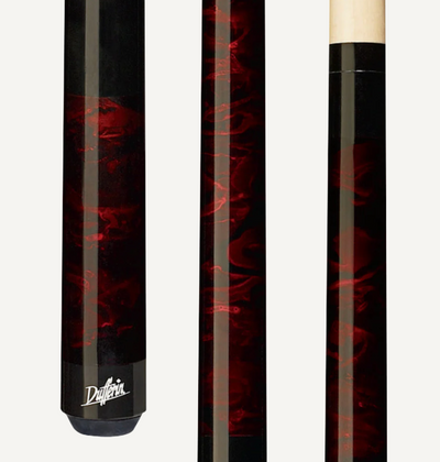 Dufferin Red Marble Wrapless Cue - Korvel