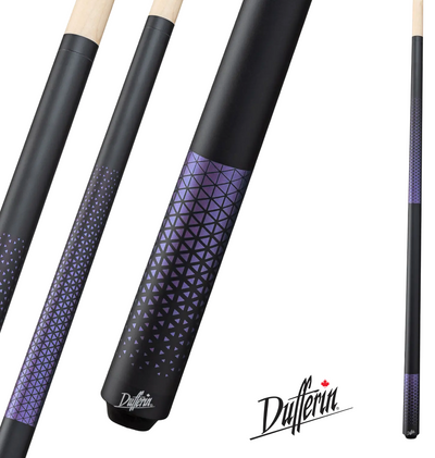 Dufferin Purple Weave Cue - Premium Wrapless Design - Korvel