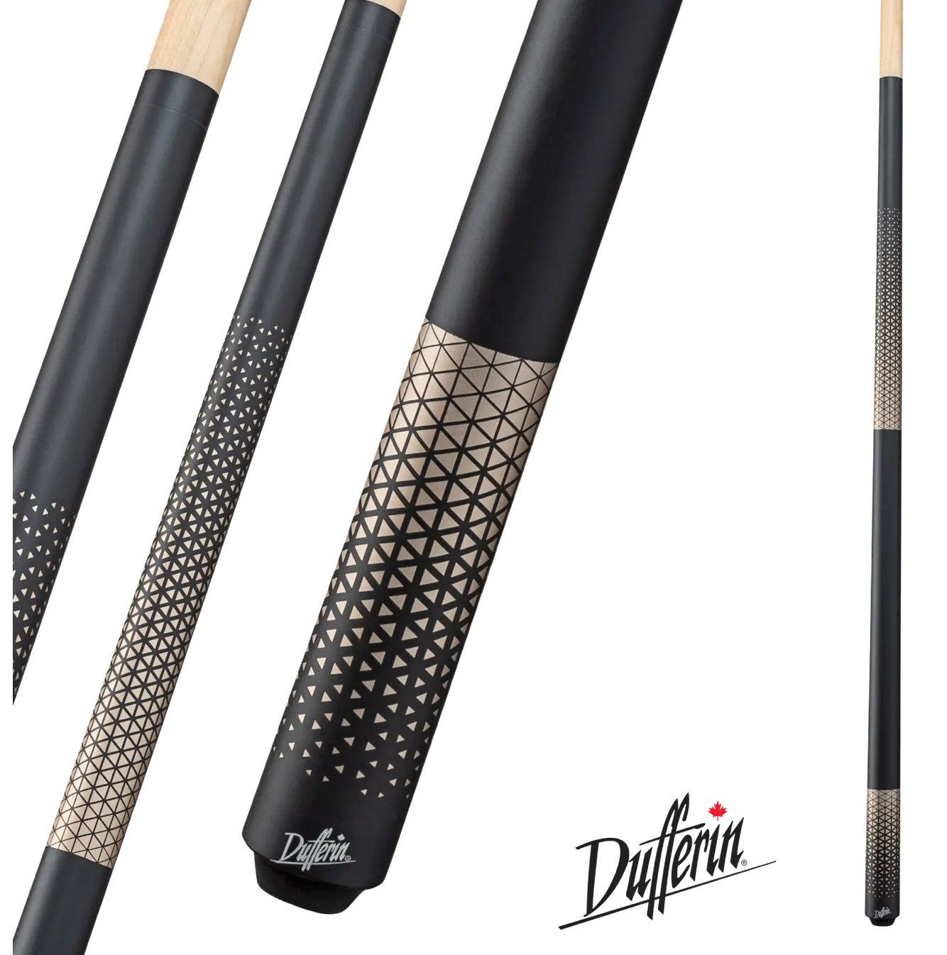 Dufferin Gold Weave Cue Stick - Enhanced Performance - Korvel