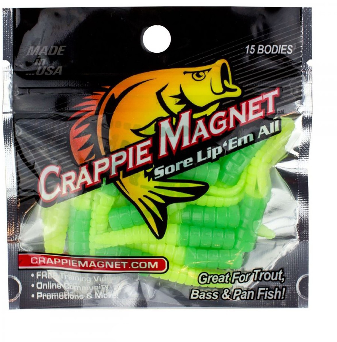 Cebos Crappie Magnet de 15 piezas