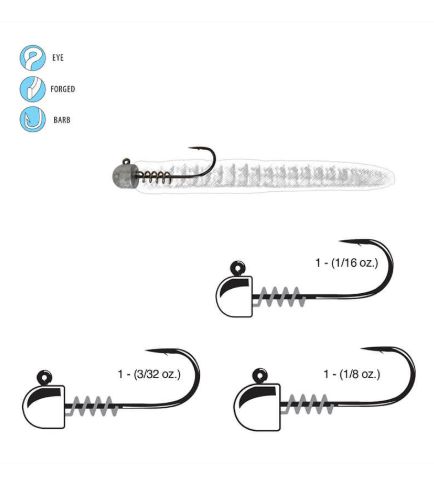Tête plombée Gamakatsu Finesse (pack de 4)