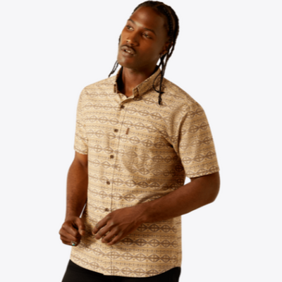 Ariat Men's Merritt Modern Fit Short Sleeve Shirt - Korvel