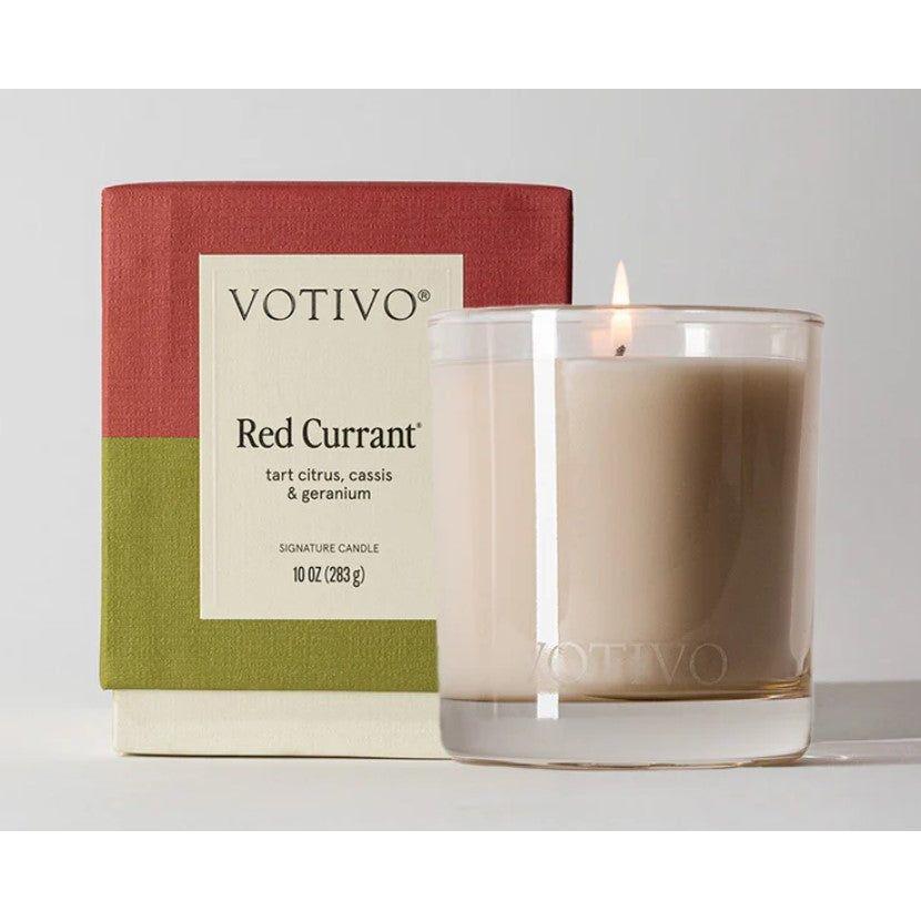 Vela Votivo de Grosella Roja, Cítricos, Cassis y Geranio - 10oz