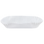 Hoffmaster 4" Cajas de Hojaldre Blancas Enceradas con Flecos Pequeñas para Eclairs - 500/Paquete