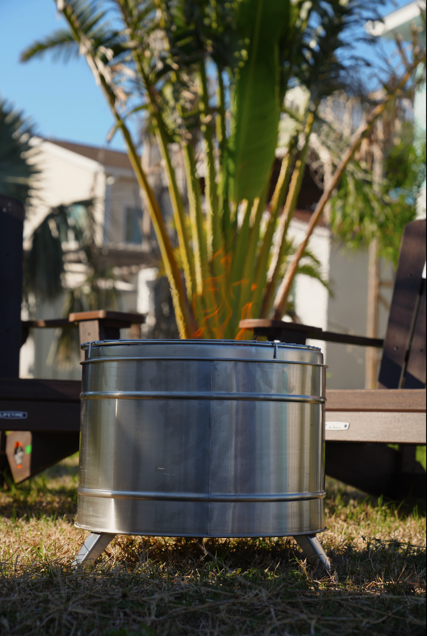 Foyer de jardin smokeless premium large
