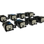 Adaptador de conector de inyector de combustible SPDZ1 EV1 a EV6 – Paquete de 8