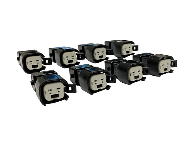 Adaptador de conector de inyector de combustible SPDZ1 EV1 a EV6 – Paquete de 8