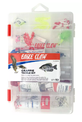 Kit de matériel de pêche Crappie Eagle Claw