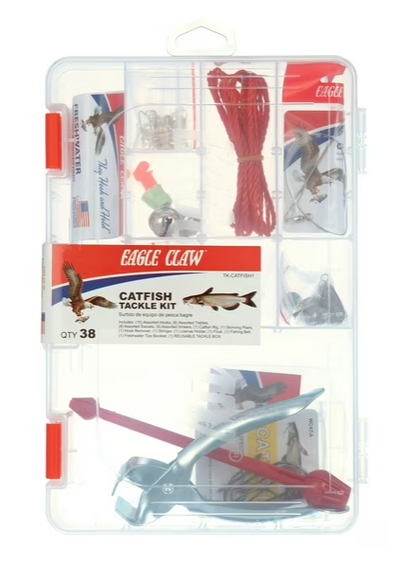 Kit de matériel de pêche pour poisson-chat Eagle Claw