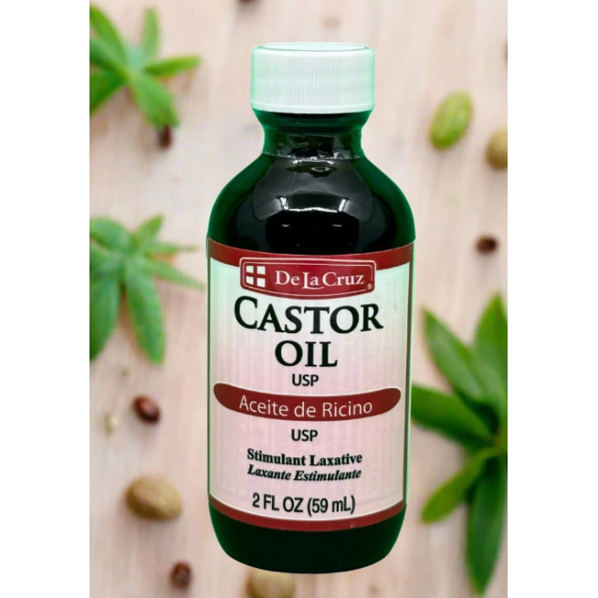 De La Cruz Pure Castor Oil for Hair & Skin - 2 Fl Oz