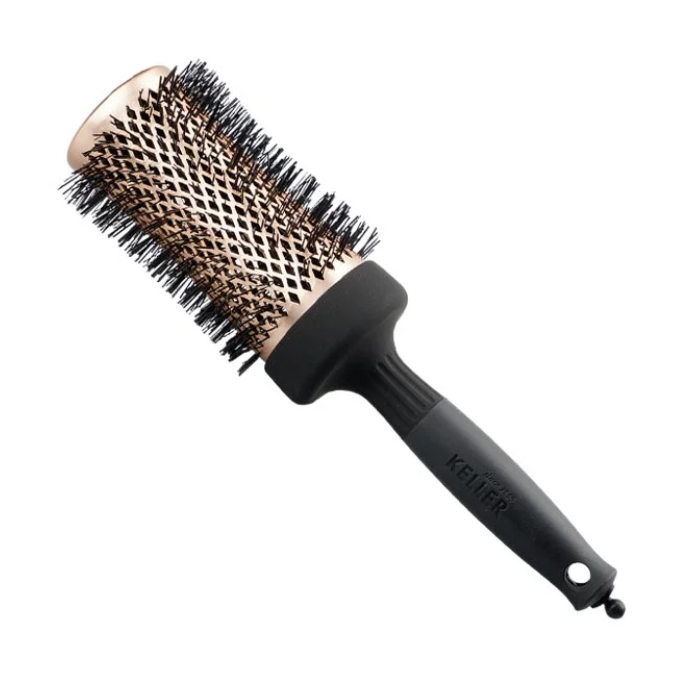 Brosse ronde en céramique Keller Copper-Line 53 mm
