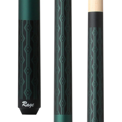 Rage Pattern Print Matte Wrapless Cue - Korvel