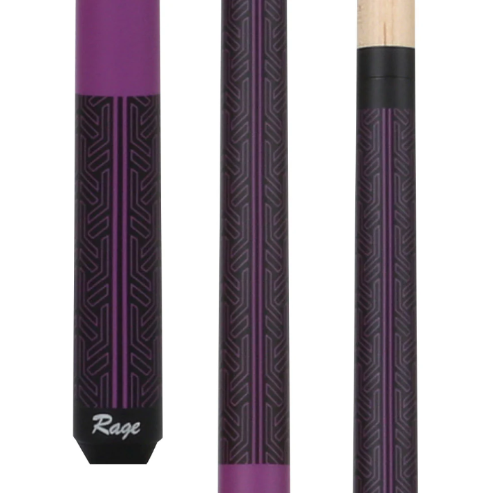 Rage Pattern Print Matte Wrapless Cue - Korvel