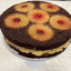 Gâteau à l'ananas à l'envers sans sucre Andy Anand 9" - Fraîchement cuit
