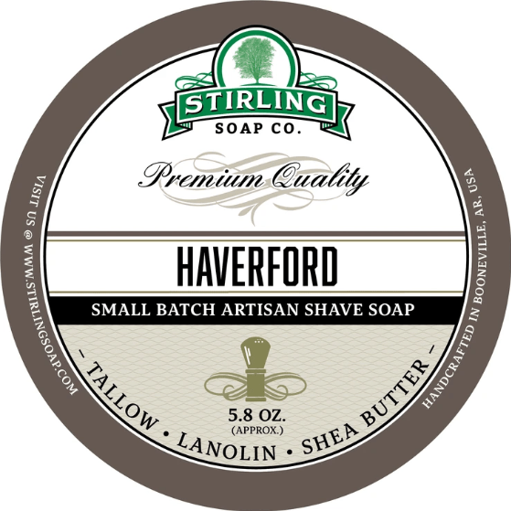 Colección de Afeitado Haverford de Stirling Soap Co.