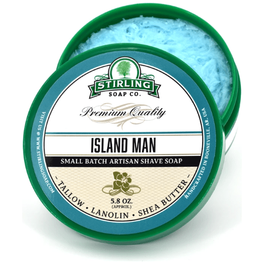 Collection de rasage Island Man de Stirling Soap Co.