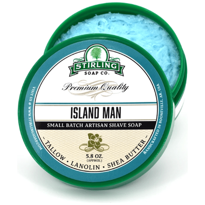 Collection de rasage Island Man de Stirling Soap Co.
