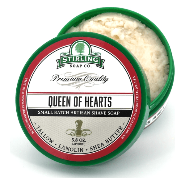 Collection de rasage Queen of Hearts de Stirling Soap Co.