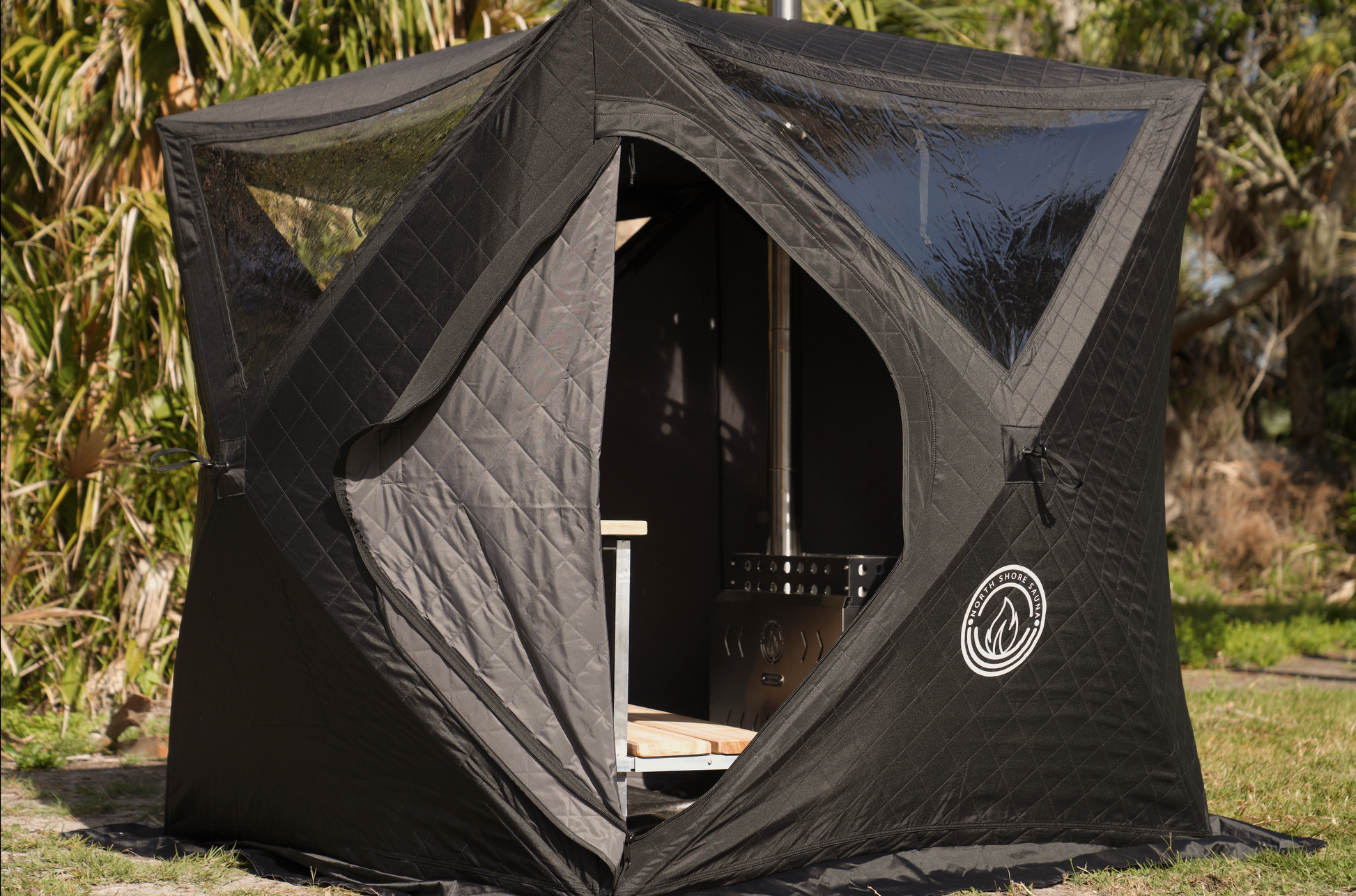 Mini Cube Sauna Tent Premium Package (2-person) - Korvel