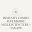 Immunity Combo: Immune System & Respiratory Support- Mullein Tincture + Elderberry Kit + Mullein Tallow - Korvel