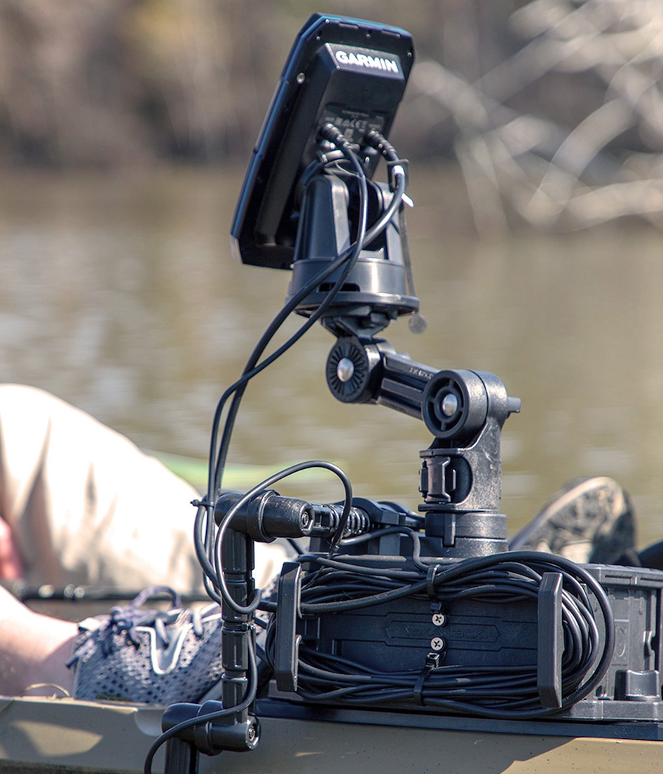 Versatile Round Fish Finder Mount with LockNLoad System - YakAttack - Korvel