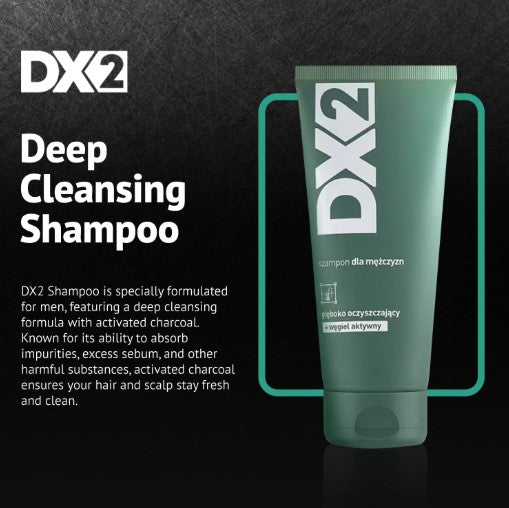 Shampoo purifiant DX2 au charbon actif - 150 ml