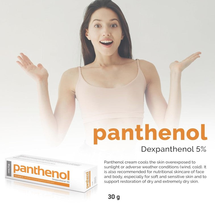 Crème de Panthénol 30g - Hydratant pour la peau