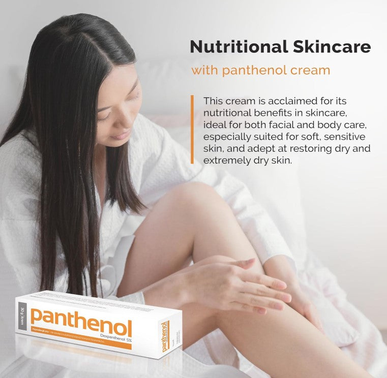 Crème de Panthénol 30g - Hydratant pour la peau