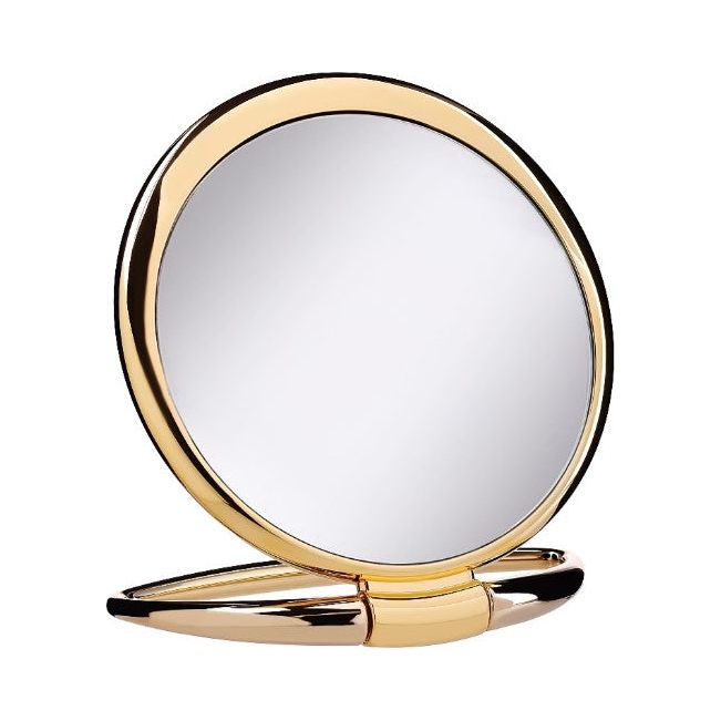 Espejo de Mesa Dorado Janeke AU443.3 - 17 cm de Diámetro