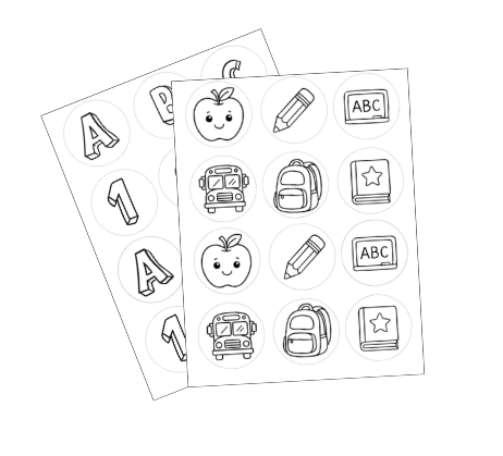 Kit de Decoración de Galletas Yummy Doodle para el Regreso a Clases