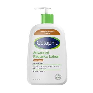 Lotion Corporelle Avancée Radiance Cetaphil avec Beurre de Karité - 16 Fl Oz