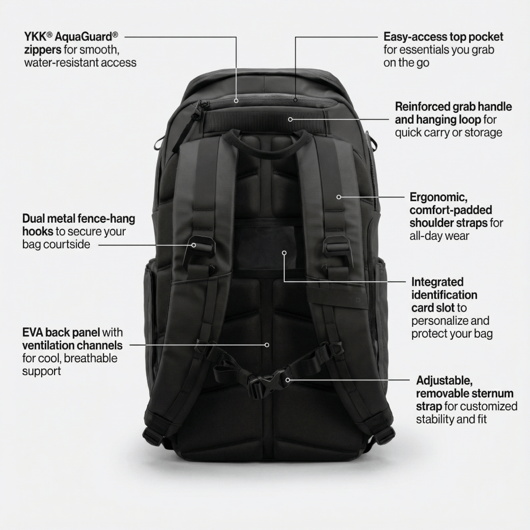FORWRD Court Caddy: Ultimate Pickleball Gear Bag - Korvel