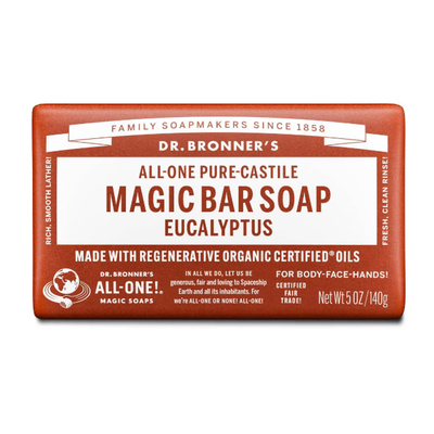 Dr. Bronner's Eucalyptus Pure Castile Soap Bar - 5 oz