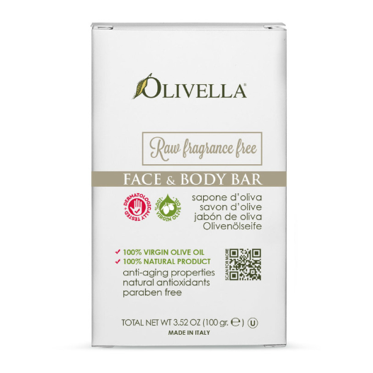 Olivella Fragrance Free Face and Body Bar - 3.52 oz