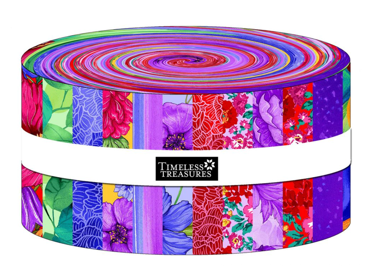 Living Color 2.5" Strip Packs - Premium Cotton Fabric