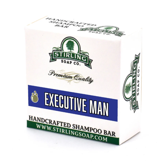 Barra de Champú Executive Man de Stirling Soap Co. - 3.8 Oz