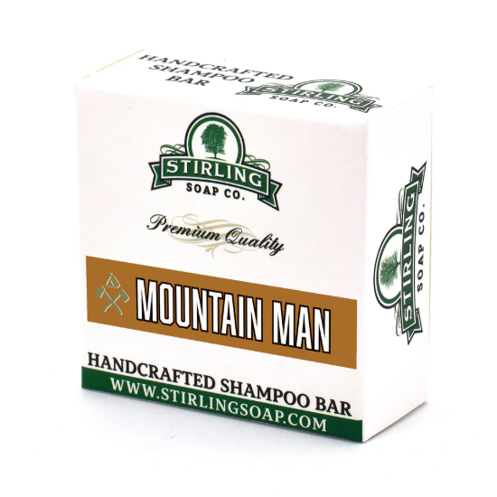 Stirling Soap Co. Mountain Man Shampoo Bar - 3.8 Oz