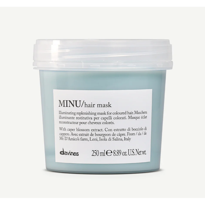 Mascarilla para el cabello Davines Minu 250ml - Tratamiento nutritivo para cabello teñido