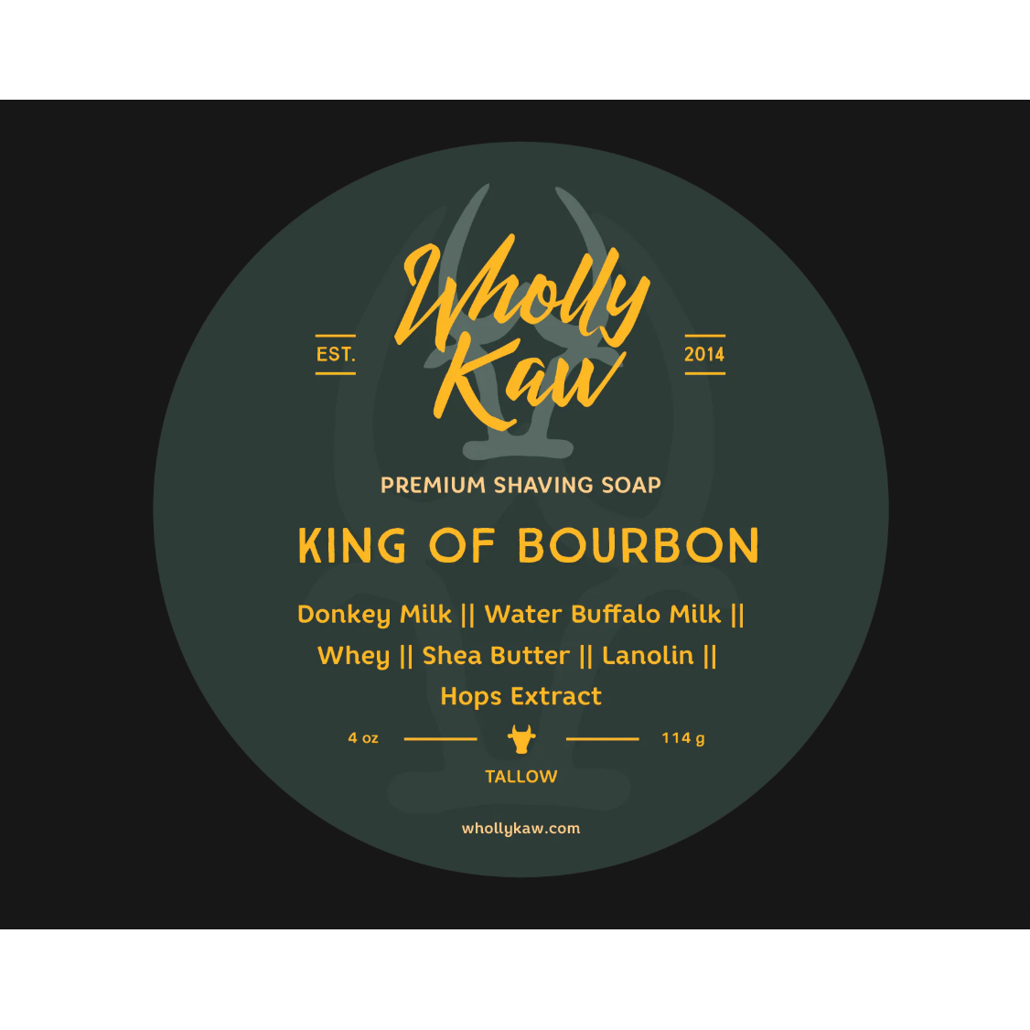 Colección de Afeitado Wholly Kaw King of Bourbon