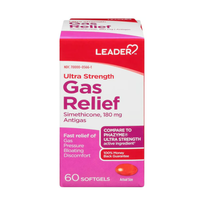 Premium Ultra Strength Gas Relief Softgels – 60 Count