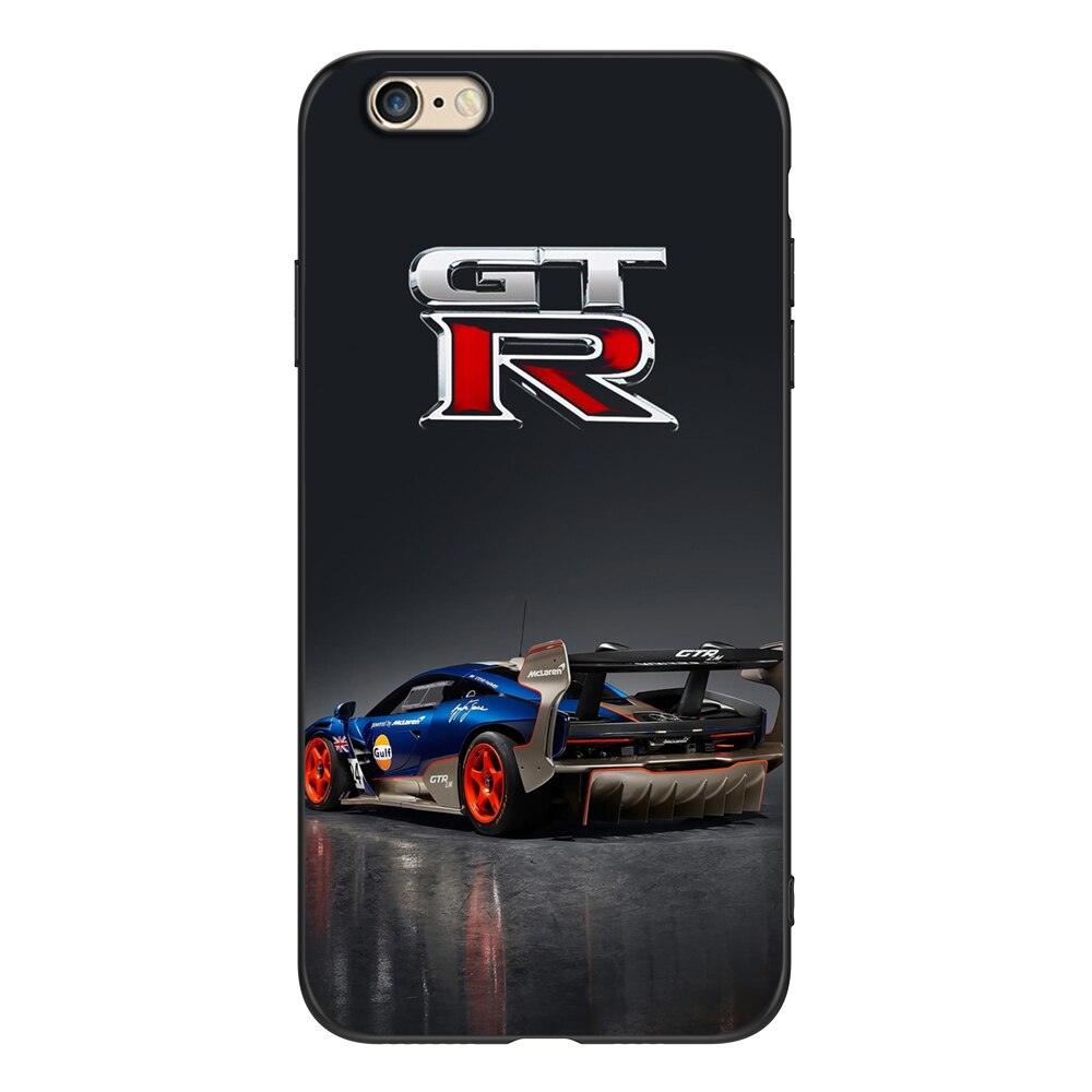 Stylish Soft Silicone Car Print Phone Case for iPhone
