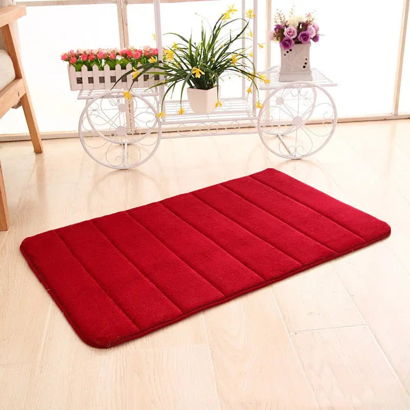 Tapis de bain en mousse à mémoire super absorbante