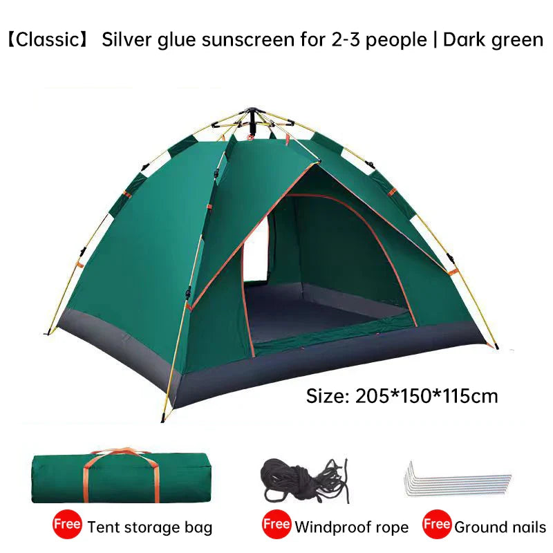 QuickSet Oasis Pop-Up Tent for 2-4 Persons - Weather Ready