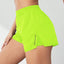 Pantalones Cortos de Yoga Falsos de Dos Piezas para Mujeres