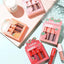 Conjunto de Mini Brillos Labiales Mate de Terciopelo - Colección de 4 Piezas